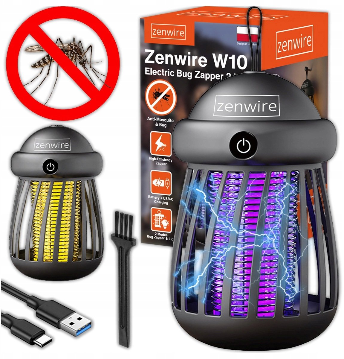Aptel Lampa UV Owadobojcza na Komary
