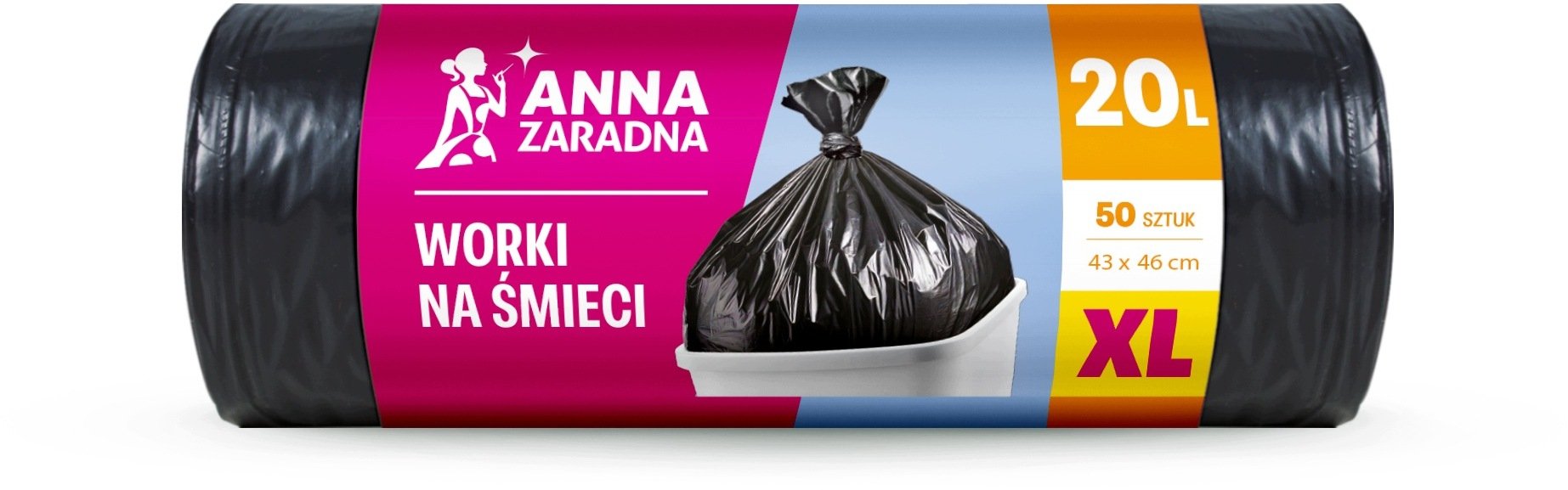 Anna Zaradna Worki na smieci XL