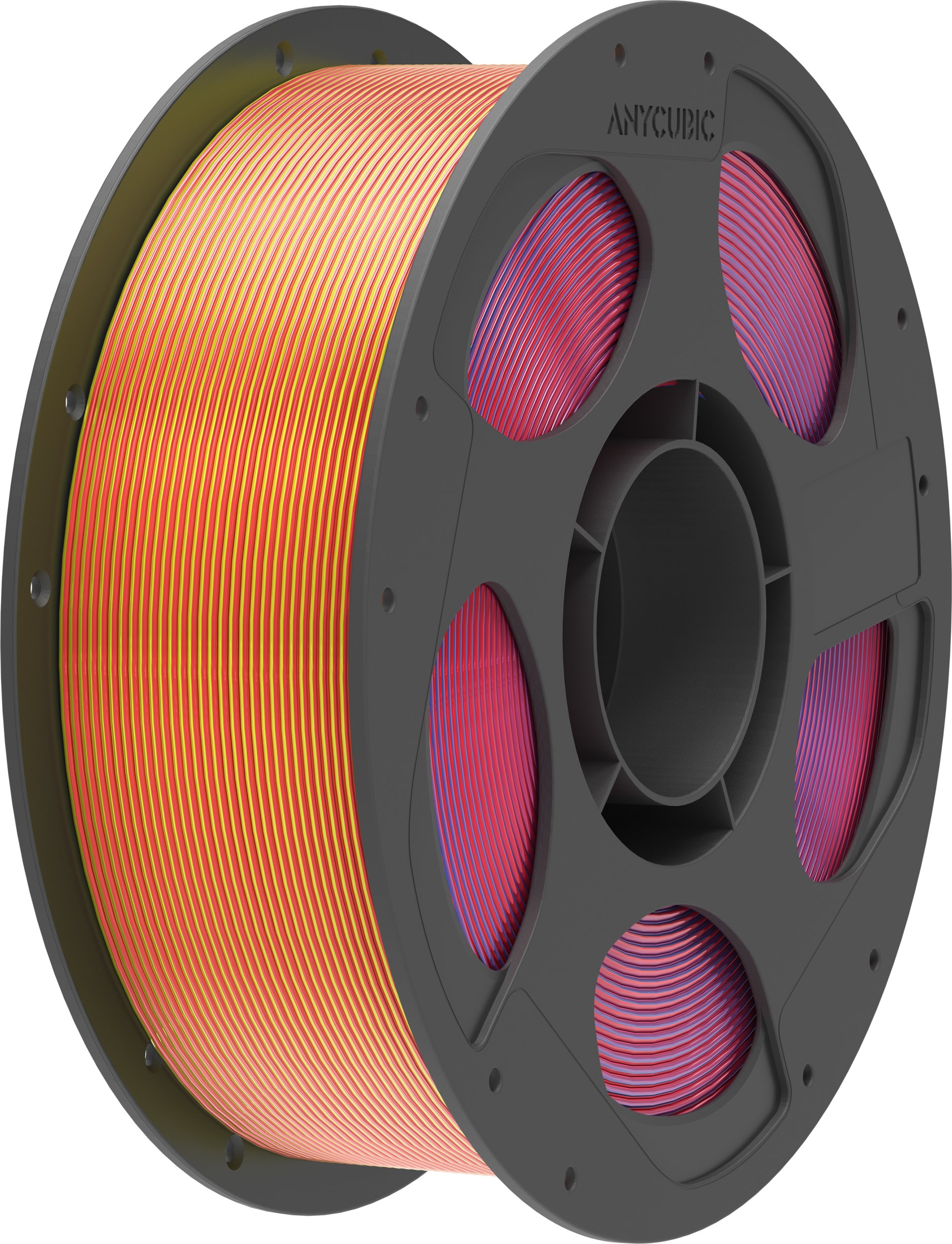 Anycubic PLA Silk Filament Tri-Color: Red