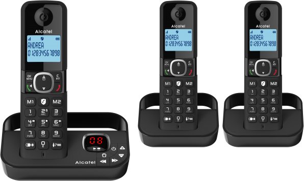 Telefon stacjonarny Alcatel Bezprzewodowy F860 DUO-