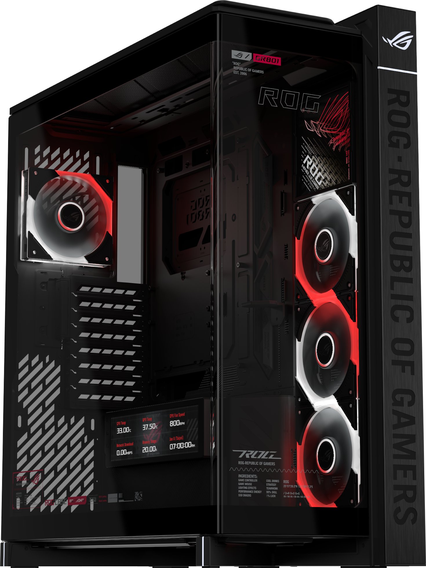 Obudowa Asus ROG Cronox GR801 Curve