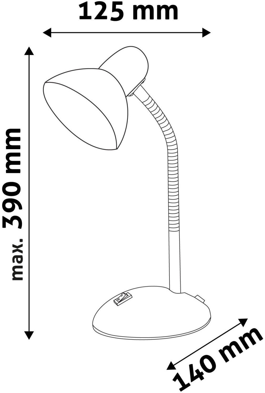 Lampa stolowa Avide Basic Lampa stolowa
