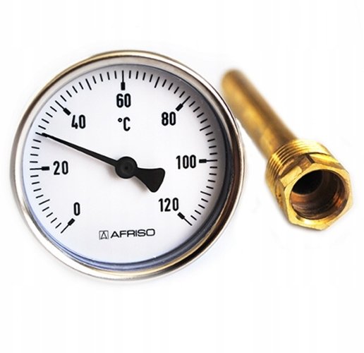 Afriso Termometr bimetal BiTh63 63mm 0-120^C