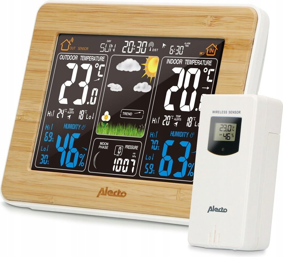 Alecto Weather Station with Wireless Sensor