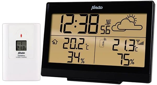 Alecto Weather Station with Wireless Sensor