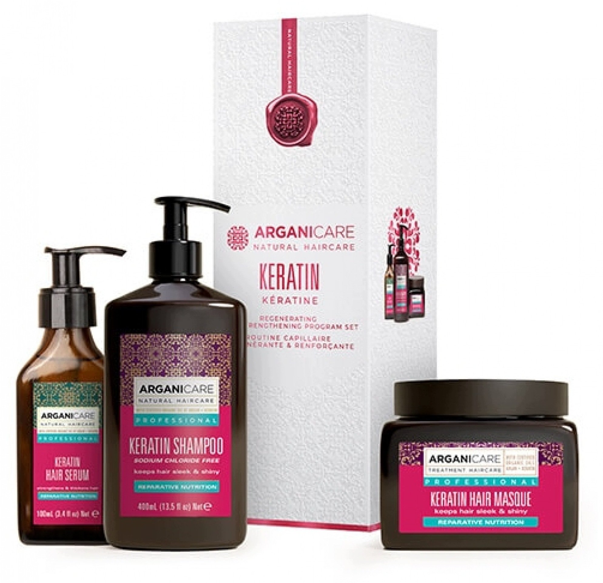 Arganicare Set : Keratin Hair Shampoo