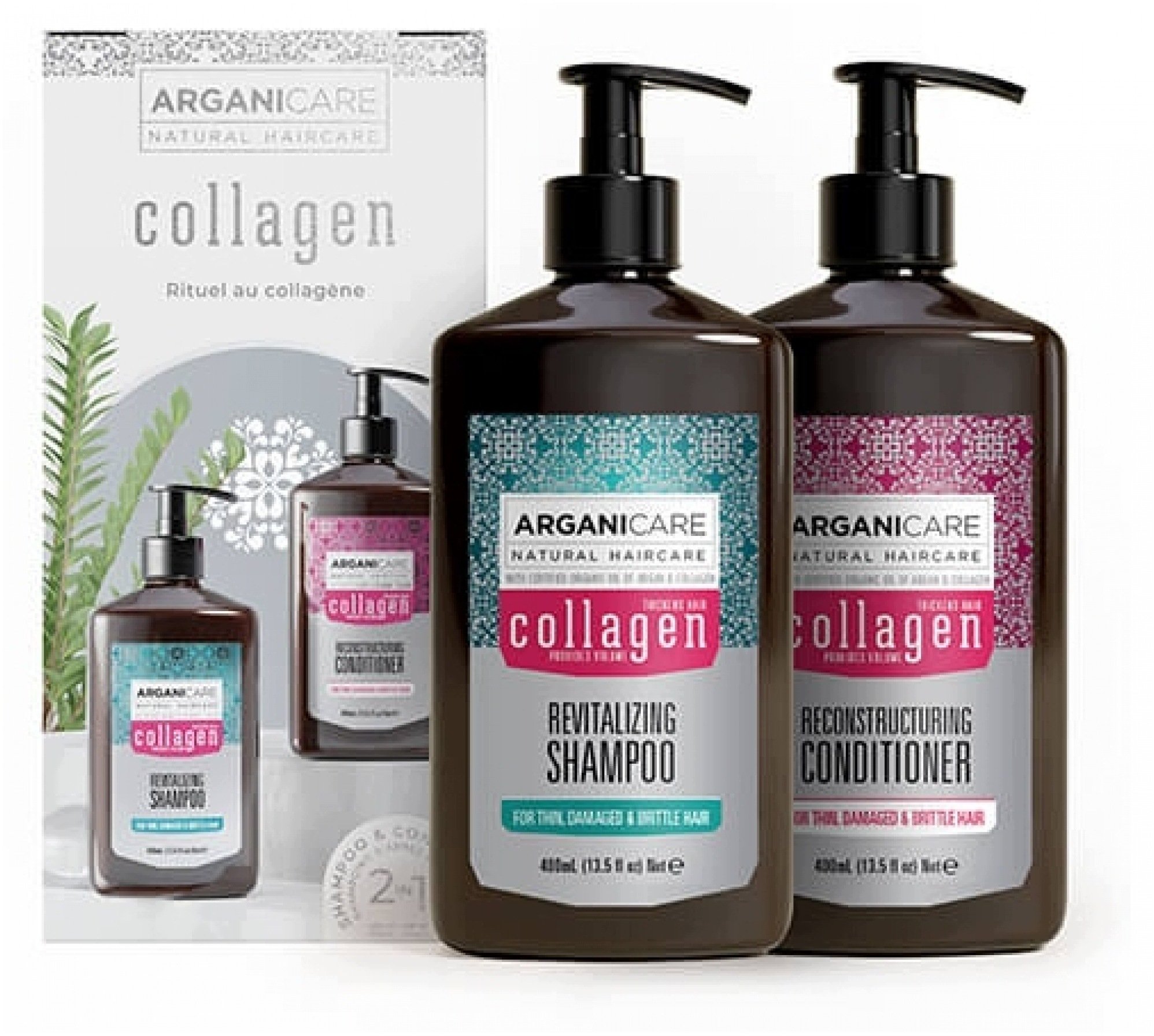 Arganicare Set : Collagen  Hair Shampoo