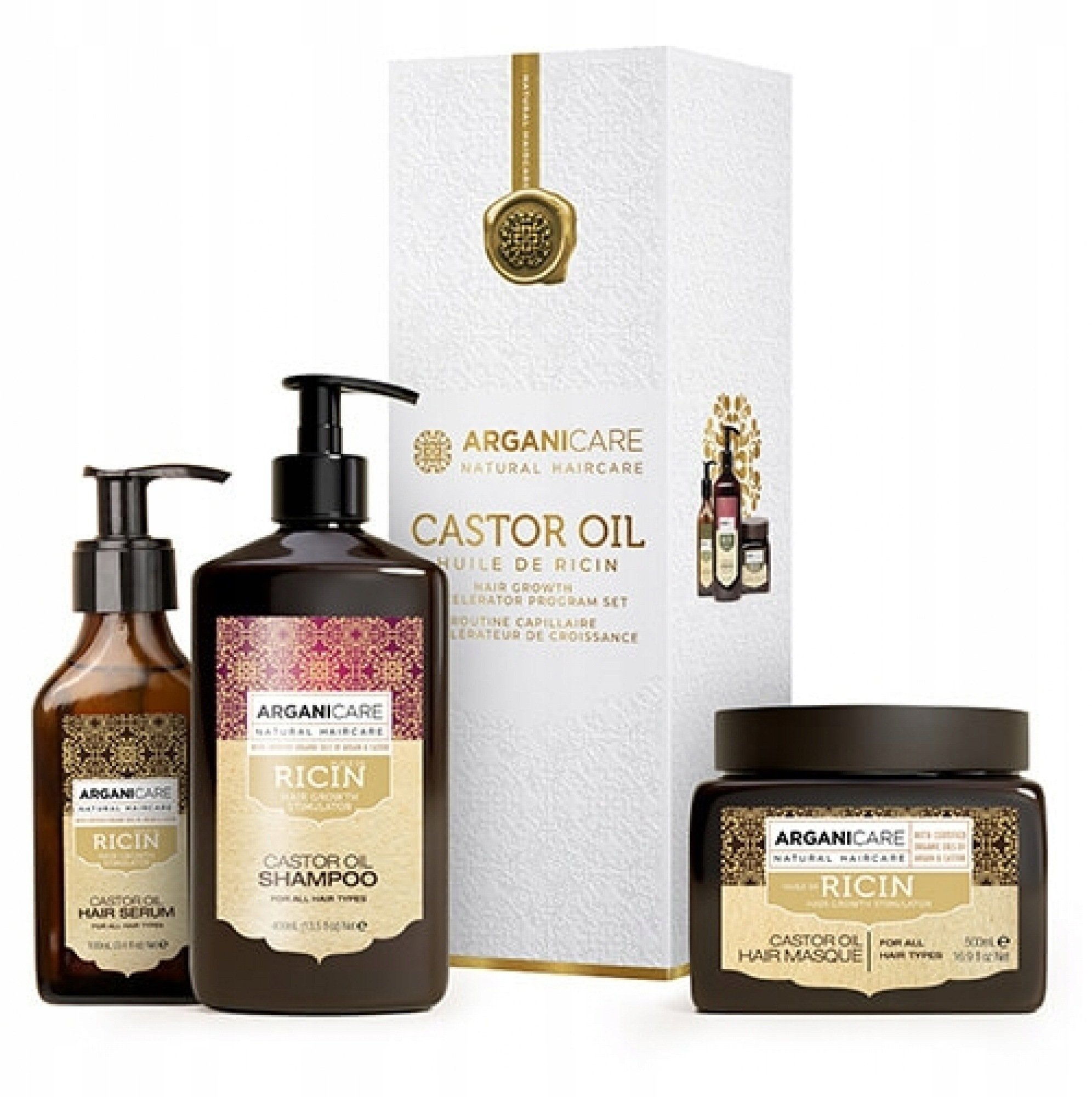 Arganicare Set : Ricin Hair Shampoo
