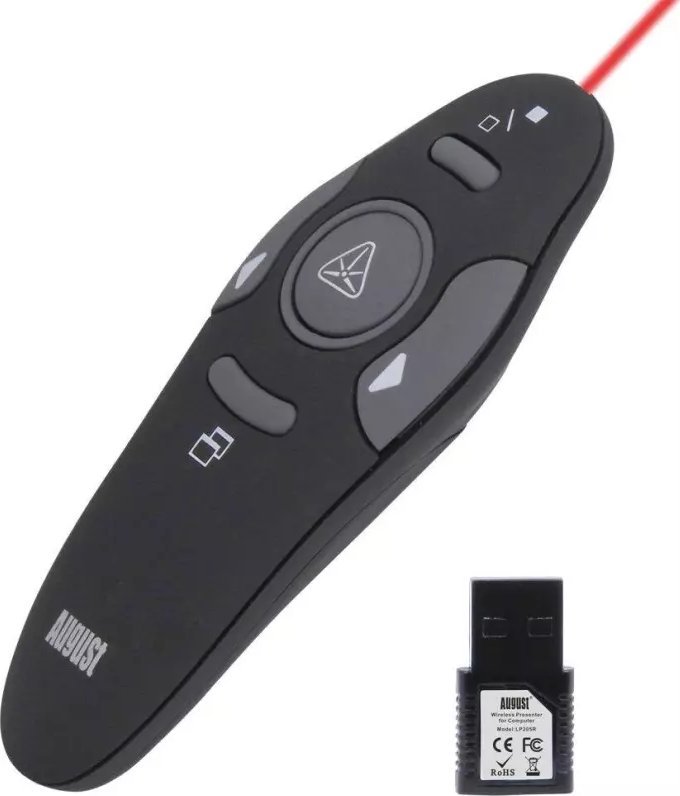 August LP205R Presenter with Laserpointer