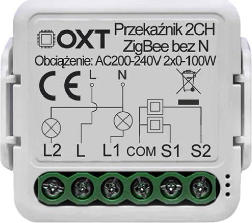 OXT Modul mini przekaznik 2 obw