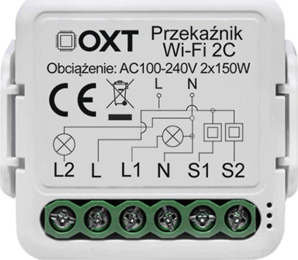 OXT MODUL MINI PRZEKAZNIK 2 OBWODY