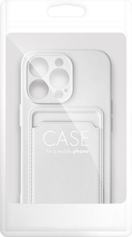 OEM Futeral CARD CASE do IPHONE 15 Pro Max bialy 13844537 (5903396217357) maciņš, apvalks mobilajam telefonam OEM Futeral CARD CASE do IPHONE 15 Pro Max bialy 13844537 (5903396217357) maciņš, apvalks mobilajam telefonam