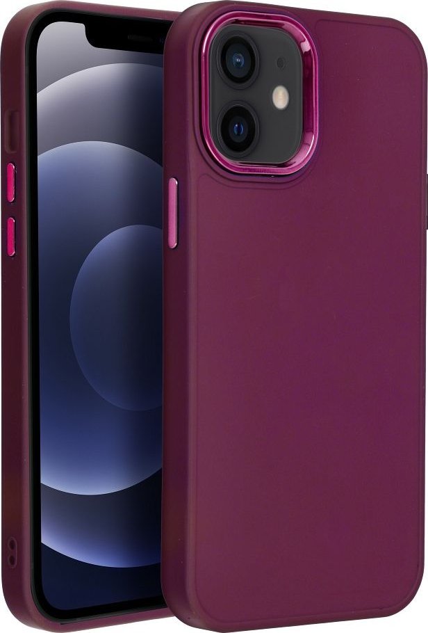 OEM Futeral FRAME do IPHONE 12 Mini fioletowy 13844538 (5903396218002) maciņš, apvalks mobilajam telefonam OEM Futeral FRAME do IPHONE 12 Mini fioletowy 13844538 (5903396218002) maciņš, apvalks mobilajam telefonam