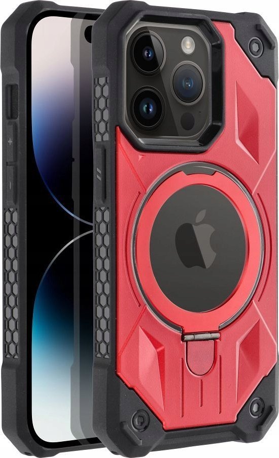 OEM Futeral ARMOR MAG COVER kompatybilny z MagSafe do IPHONE 15 Plus czerwony 13844591 (5903396219481) maciņš, apvalks mobilajam telefonam OEM Futeral ARMOR MAG COVER kompatybilny z MagSafe do IPHONE 15 Plus czerwony 13844591 (5903396219481) maciņš, apvalks mobilajam telefonam
