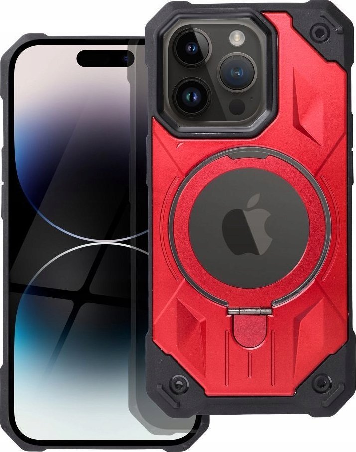 OEM Futeral ARMOR MAG COVER kompatybilny z MagSafe do IPHONE 15 Plus czerwony 13844591 (5903396219481) maciņš, apvalks mobilajam telefonam OEM Futeral ARMOR MAG COVER kompatybilny z MagSafe do IPHONE 15 Plus czerwony 13844591 (5903396219481) maciņš, apvalks mobilajam telefonam