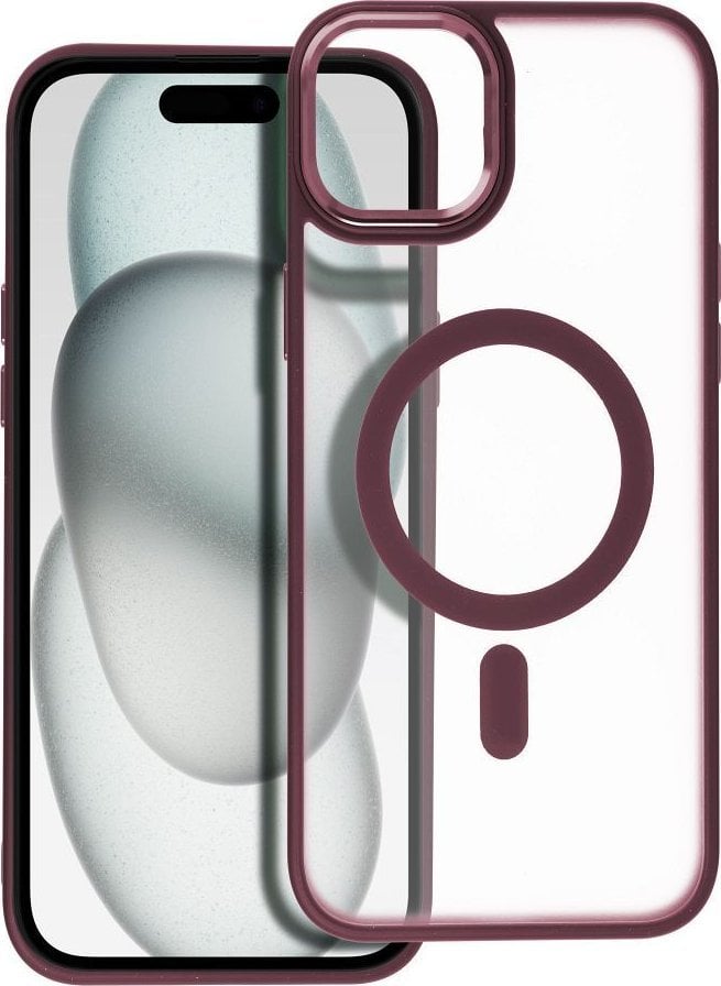 OEM Futeral MATTE MAG COVER kompatybilny z MagSafe do IPHONE 15 Plus czerwony 13844641 (5903396221606) maciņš, apvalks mobilajam telefonam OEM Futeral MATTE MAG COVER kompatybilny z MagSafe do IPHONE 15 Plus czerwony 13844641 (5903396221606) maciņš, apvalks mobilajam telefonam
