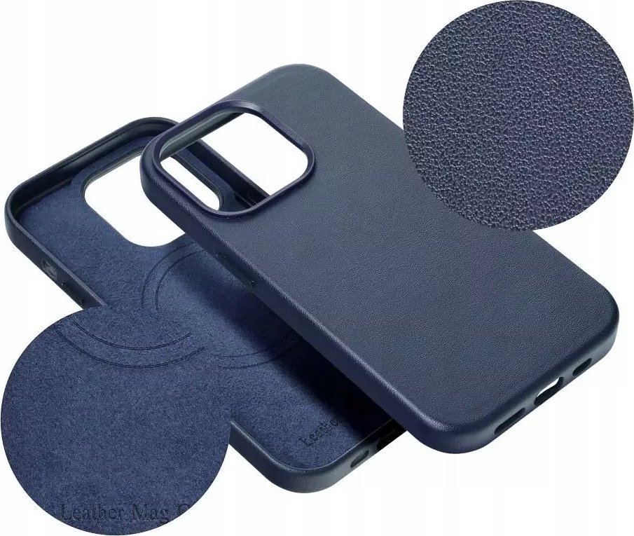 OEM Futeral LEATHER MAG COVER kompatybilny z MagSafe do IPHONE 15 Plus niebieski 13844897 (5903396228360) maciņš, apvalks mobilajam telefonam OEM Futeral LEATHER MAG COVER kompatybilny z MagSafe do IPHONE 15 Plus niebieski 13844897 (5903396228360) maciņš, apvalks mobilajam telefonam