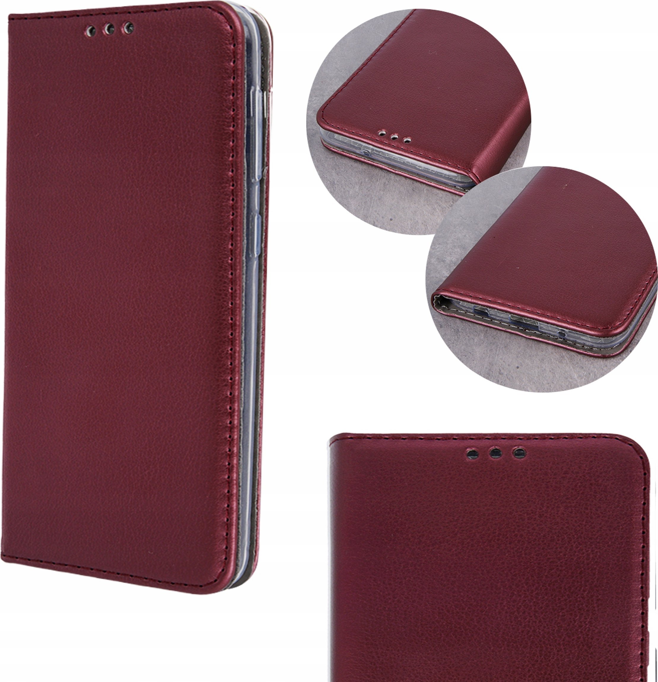 OEM Kabura SMART MAGNETO do MOTOROLA G54 burgundowy 13845055 (5903396232480) maciņš, apvalks mobilajam telefonam OEM Kabura SMART MAGNETO do MOTOROLA G54 burgundowy 13845055 (5903396232480) maciņš, apvalks mobilajam telefonam