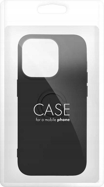 OEM Futeral SILICONE RING do SAMSUNG A25 5G czarny 13845698 (5903396259432) maciņš, apvalks mobilajam telefonam