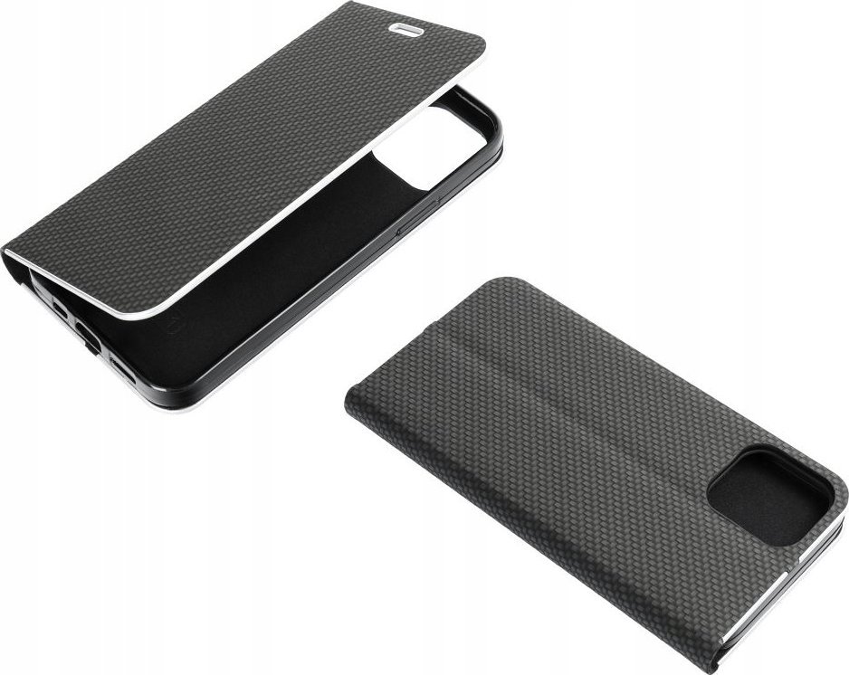 OEM Kabura LUNA Book Carbon do XIAOMI Redmi Note 13 5G czarny 13846048 (5903396279539) maciņš, apvalks mobilajam telefonam OEM Kabura LUNA Book Carbon do XIAOMI Redmi Note 13 5G czarny 13846048 (5903396279539) maciņš, apvalks mobilajam telefonam