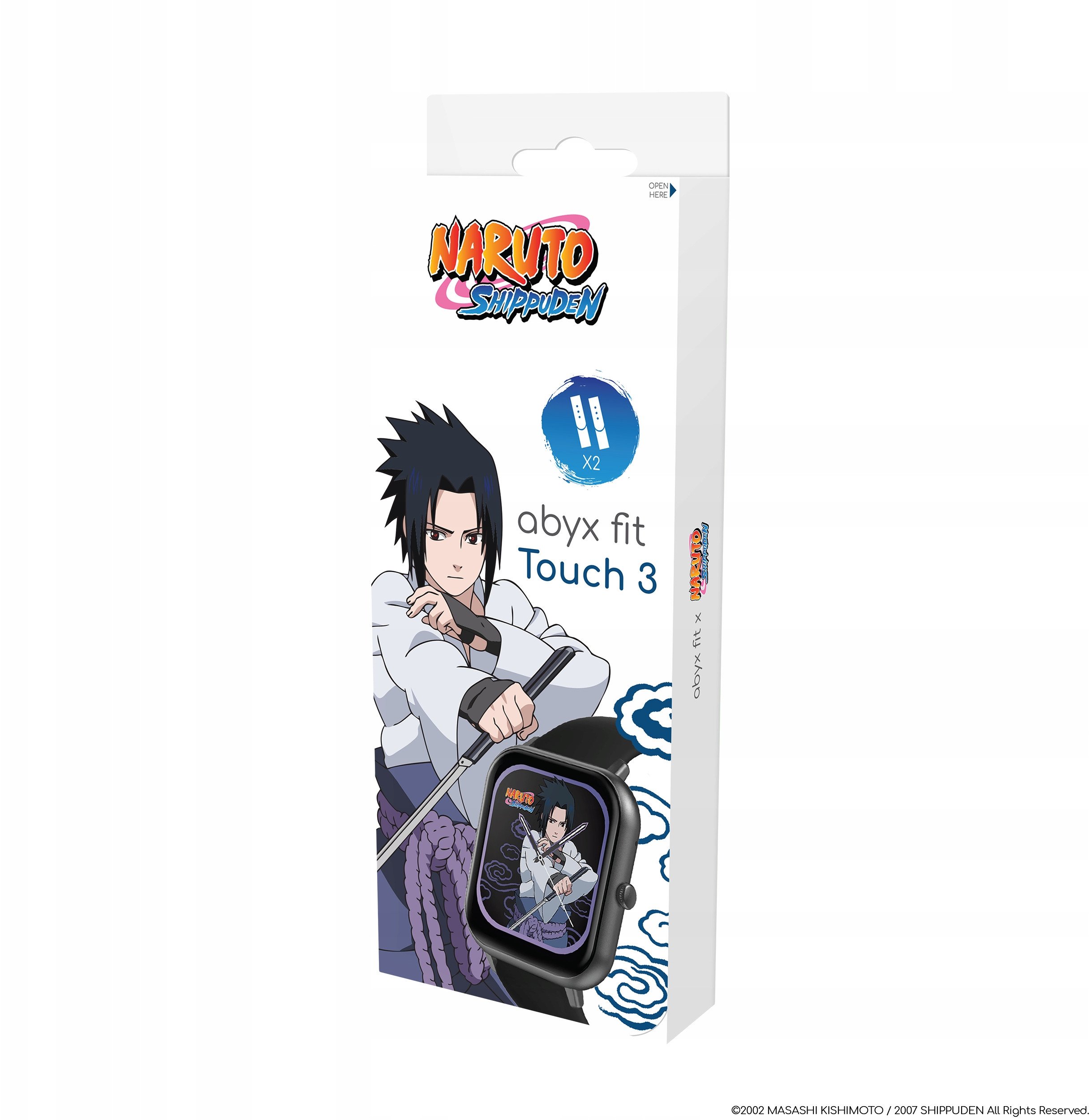 abyx Smartwatch Fit Touch 3 Sasuke Uchiwa space grau Viedais pulkstenis, smartwatch abyx Smartwatch Fit Touch 3 Sasuke Uchiwa space grau Viedais pulkstenis, smartwatch