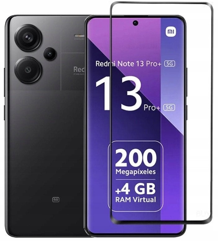 OG Szklo Hartowane Premium Glass - do Xiaomi Redmi Note 13 Pro+ 5G czarny 15377737 (5903396293610) aizsardzība ekrānam mobilajiem telefoniem OG Szklo Hartowane Premium Glass - do Xiaomi Redmi Note 13 Pro+ 5G czarny 15377737 (5903396293610) aizsardzība ekrānam mobilajiem telefoniem
