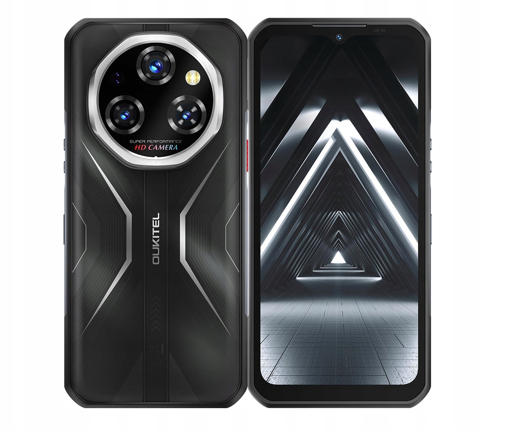 Smartfon Oukitel WP55 6,6-calowy, 12/256GB, DS, 11000mAh, Black WP55-BK/OL (6941749802903) Mobilais Telefons Smartfon Oukitel WP55 6,6-calowy, 12/256GB, DS, 11000mAh, Black WP55-BK/OL (6941749802903) Mobilais Telefons