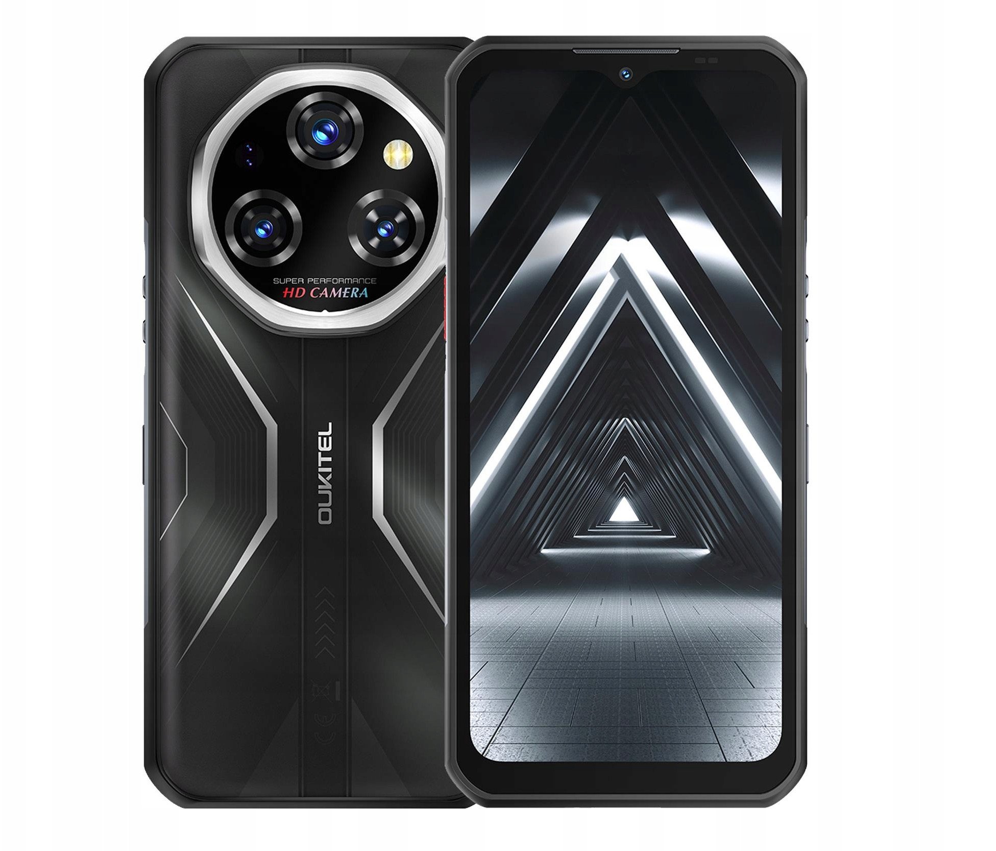 Smartfon Oukitel WP55 6,6-calowy, 12/256GB, DS, 11000mAh, Black WP55-BK/OL (6941749802903) Mobilais Telefons Smartfon Oukitel WP55 6,6-calowy, 12/256GB, DS, 11000mAh, Black WP55-BK/OL (6941749802903) Mobilais Telefons