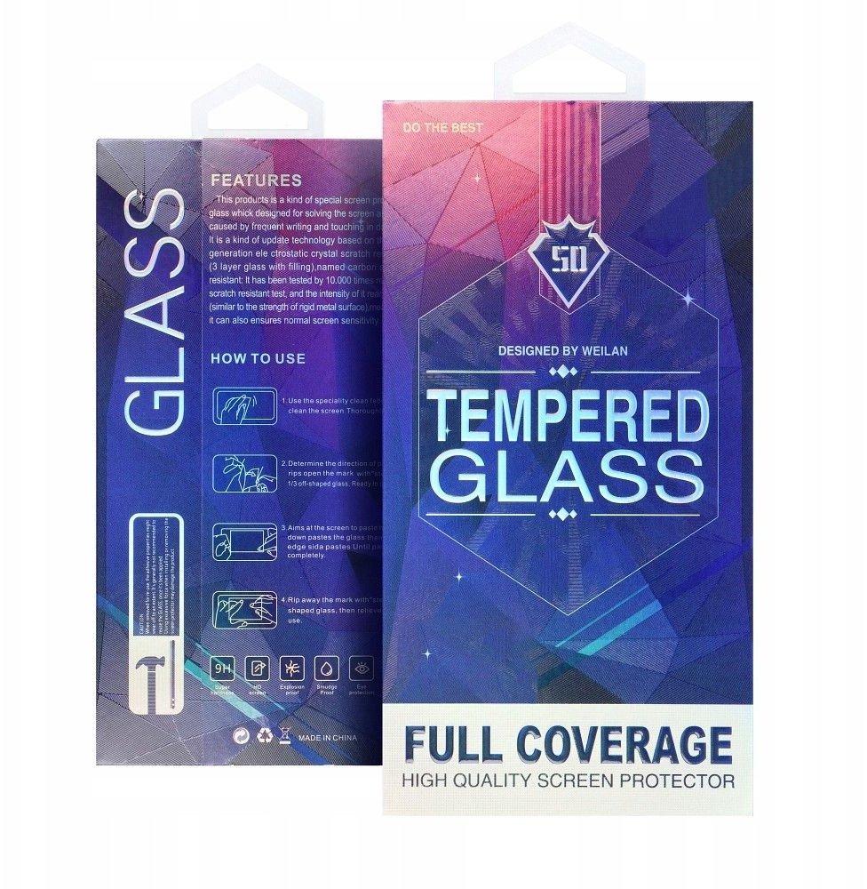 OEM 5D Full Glue Tempered Glass - do Motorola Edge 60 czarny 5903396410574 (5903396410574) aizsardzība ekrānam mobilajiem telefoniem