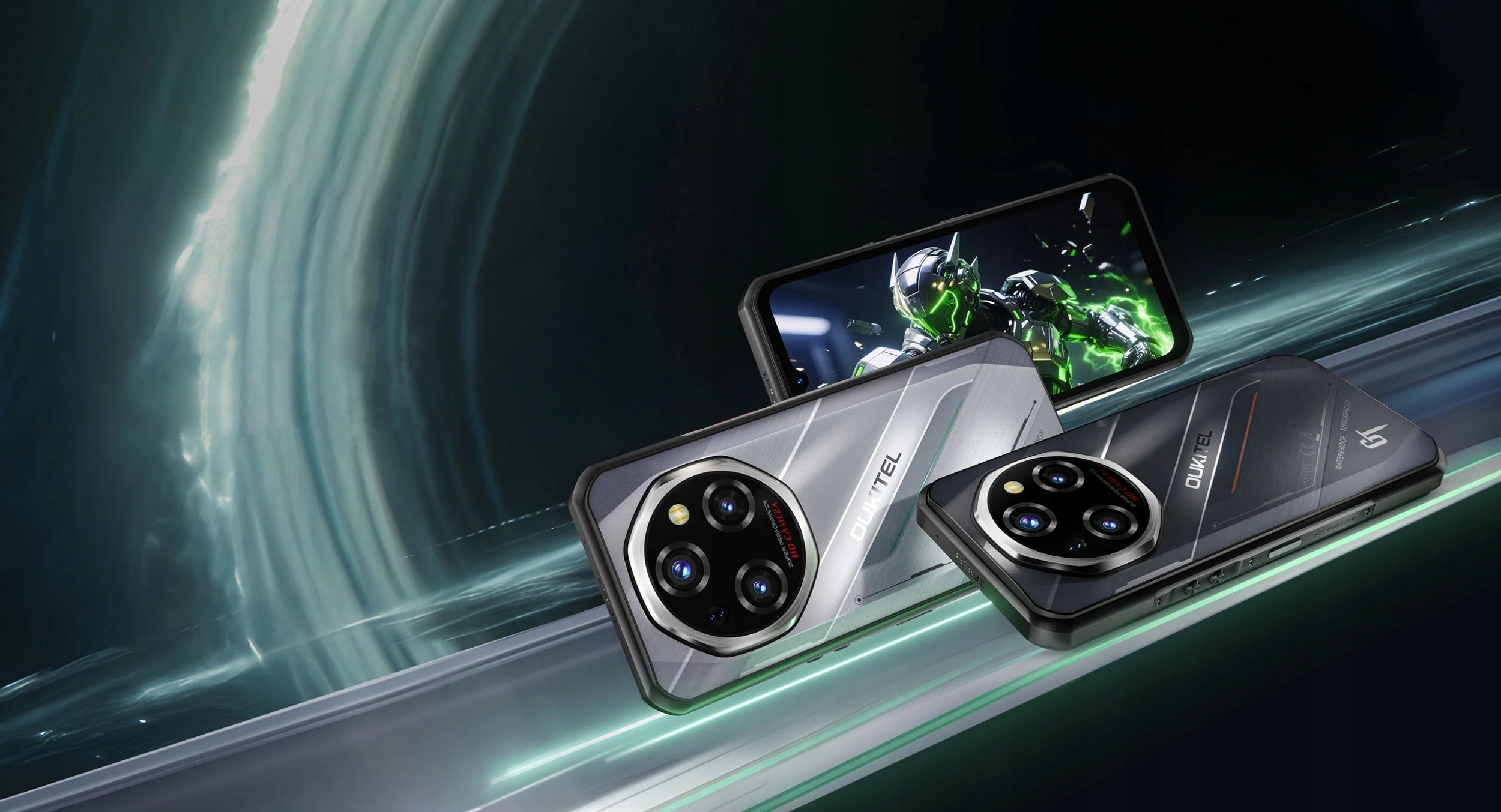 Smartfon Oukitel Smartphone WP62 5G 6.58'' 8/256GB 11000mAh Black WP62-BK/OL (6941749825469) Mobilais Telefons