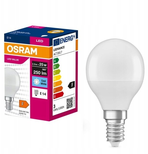 Osram Zarowka LED VALUE CLASSIC E14