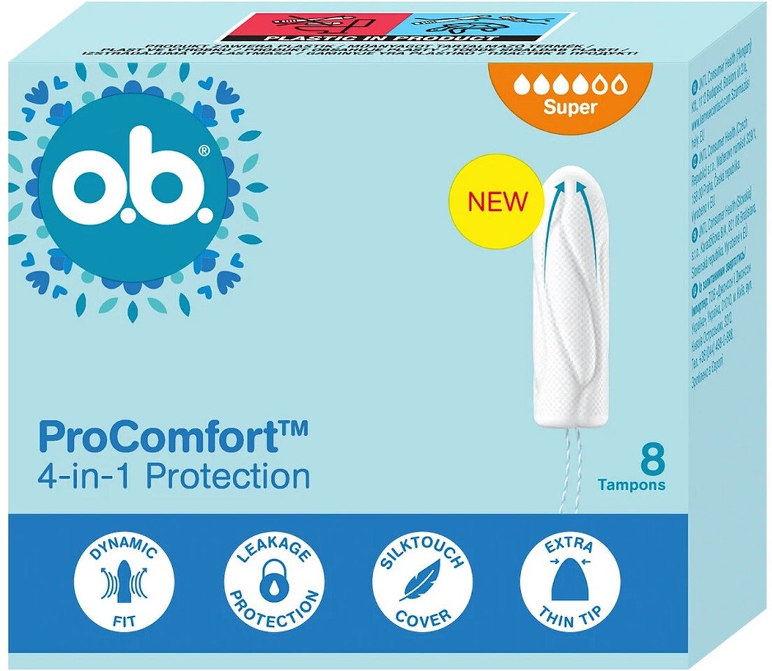 O.B . ProComfort Super tampony 8szt