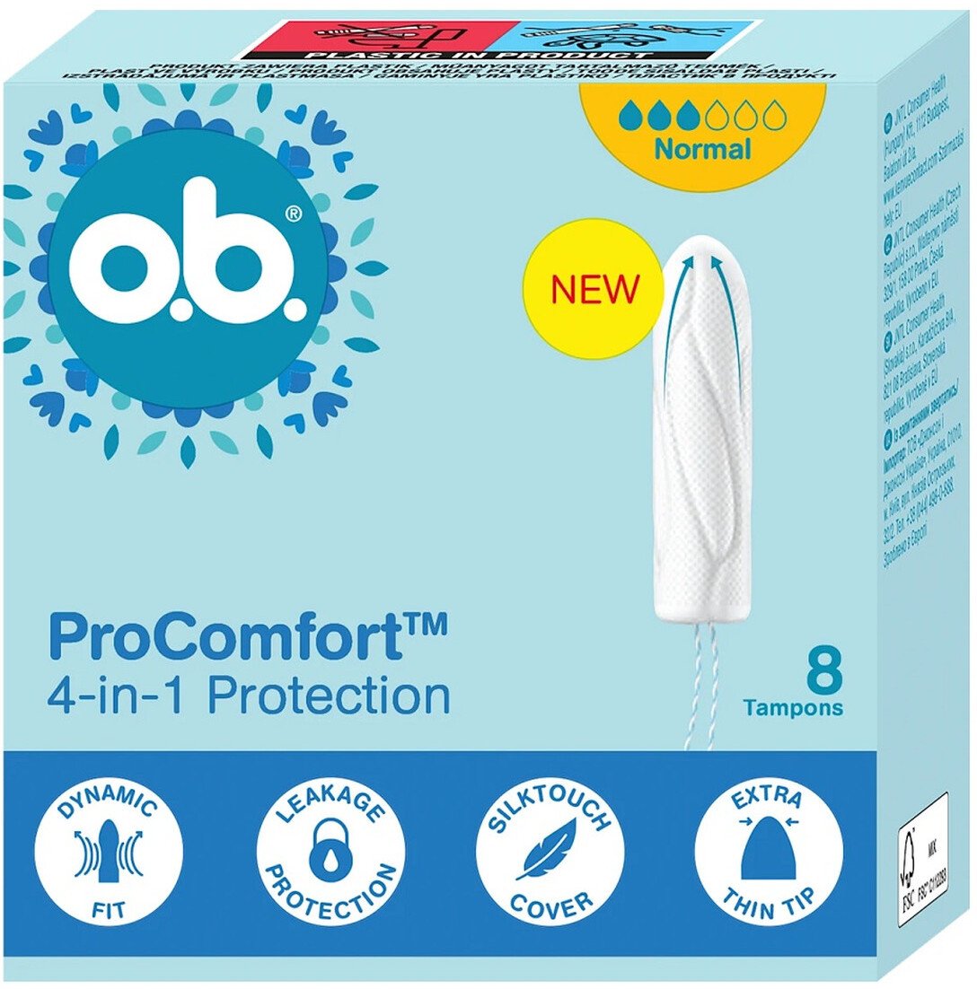 O.B . ProComfort Normal tampony 8szt