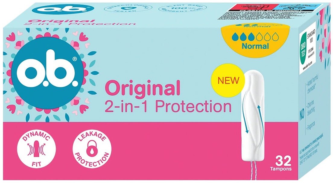 O.B . Original Normal tampony 32szt