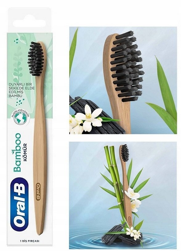 Oral-B Bamboo Weglowy Toothbrush Unisex 600468084